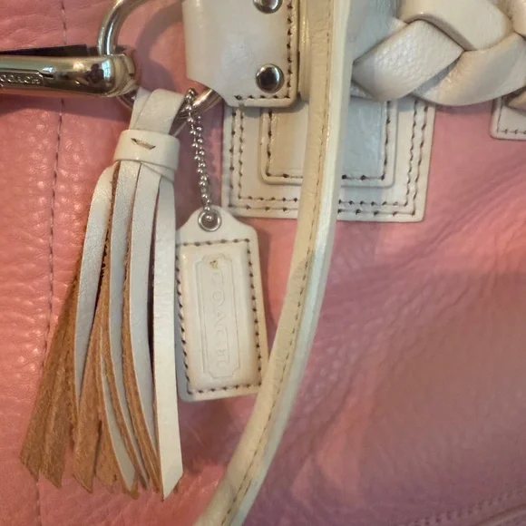 LEATHER Vintage Coach Hampton Carryall - Picture 8 of 11